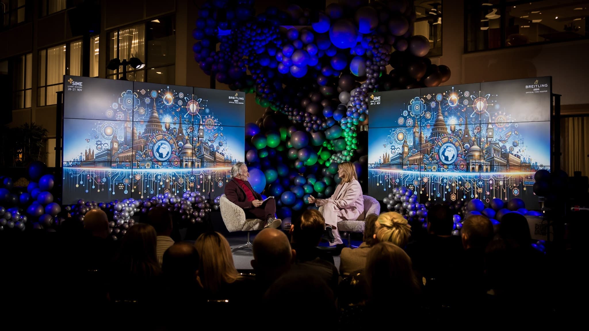 Ola Ahlvarsson speaking on stage